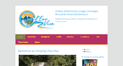 Desktop Screenshot of leauvive-camping.com